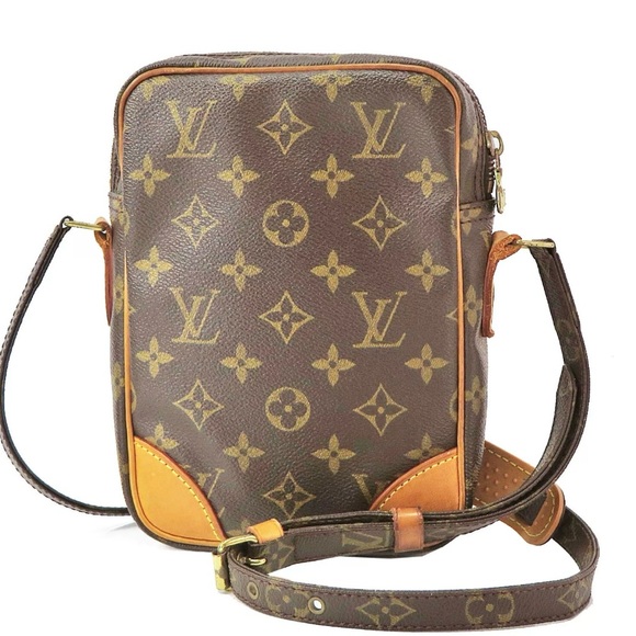 Authentic Louis Vuitton Danube Crossbody Shoulder Bag Purse Pouch Carryall Tote - Picture 4 of 14